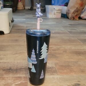 Rare!! Starbucks 2025 Blue Winter Wonderland Tumble. NWT
